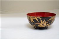 木胎圓形黑漆地平蒔繪蓋椀藏品圖，第3張